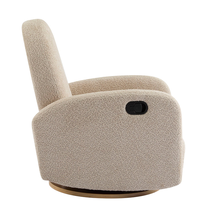 Contemporary 360 Swivel And Glider Recliner Chair