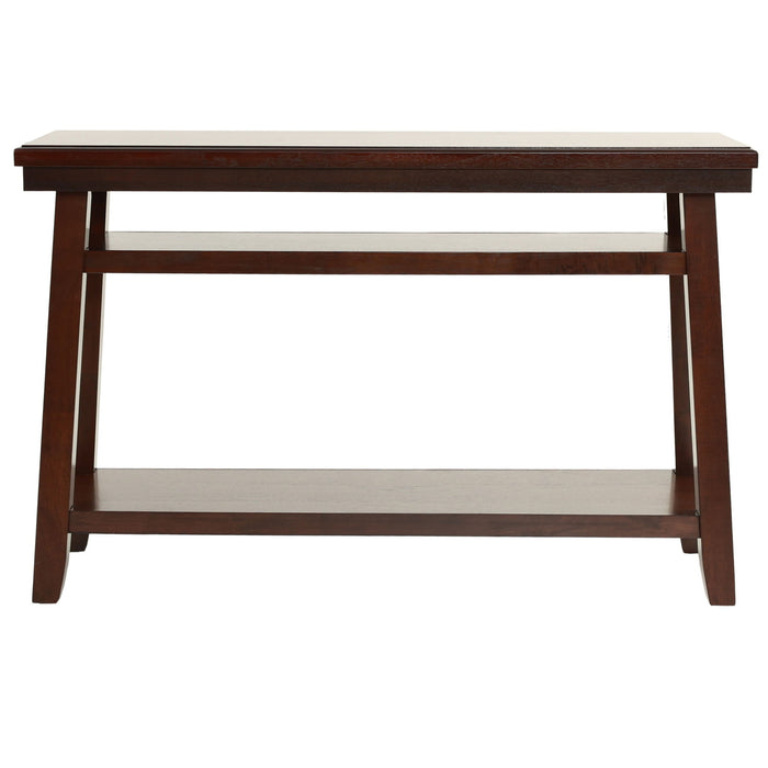 3 Piece Occasional Table Se, Coffee Table, End Table & Sofa Table - Walnut