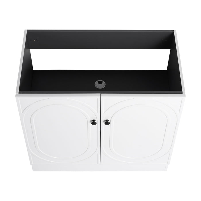 Modern Freestanding Bathroom Vanity With Soft Close Cabinet Doors