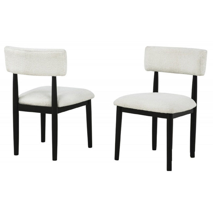 Contemporary Upholstered Dining Chairs (Set of 2)