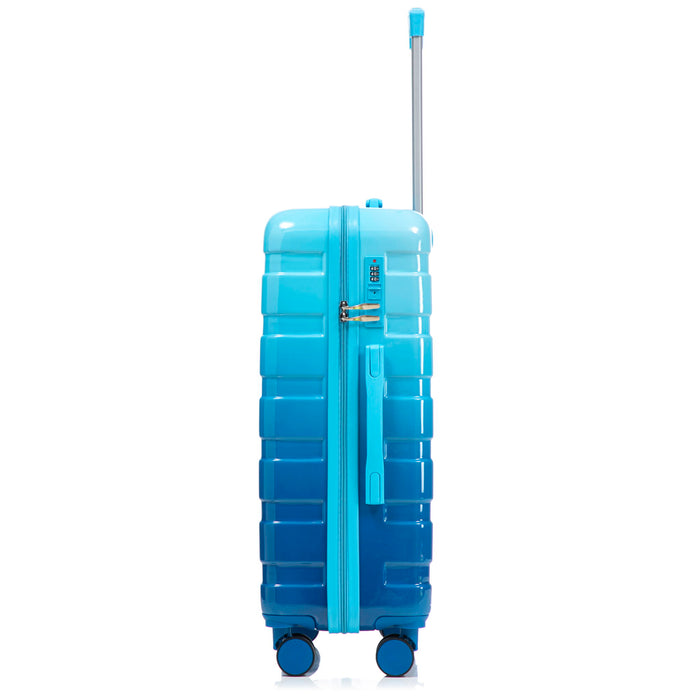 Luggage Set 20" /24" /28" With Combination Lock And Silent Wheels