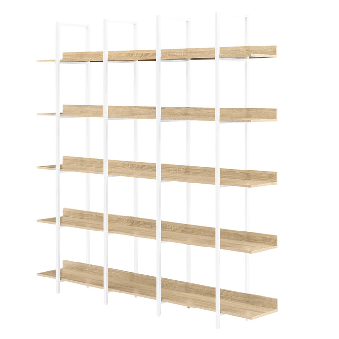 Vintage Industrial 5 Tier Bookcase