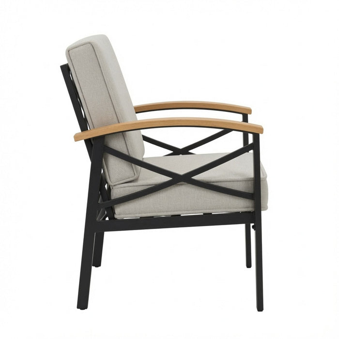 Outdoor Patio Armchair, All Weather (Set of 2)