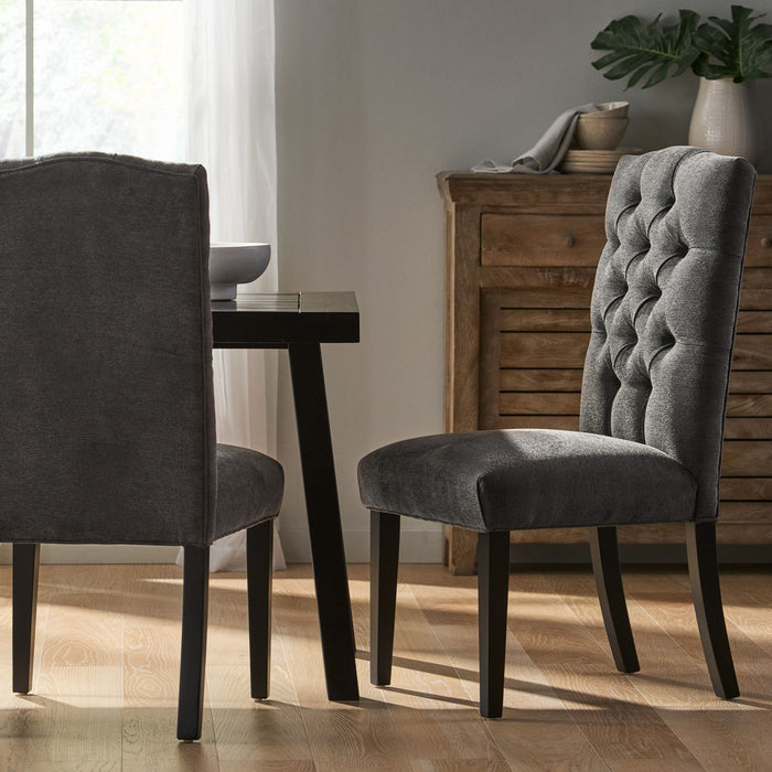 Harriet - Tufted Dining Chair With Button Tufting And Diamond Stitching