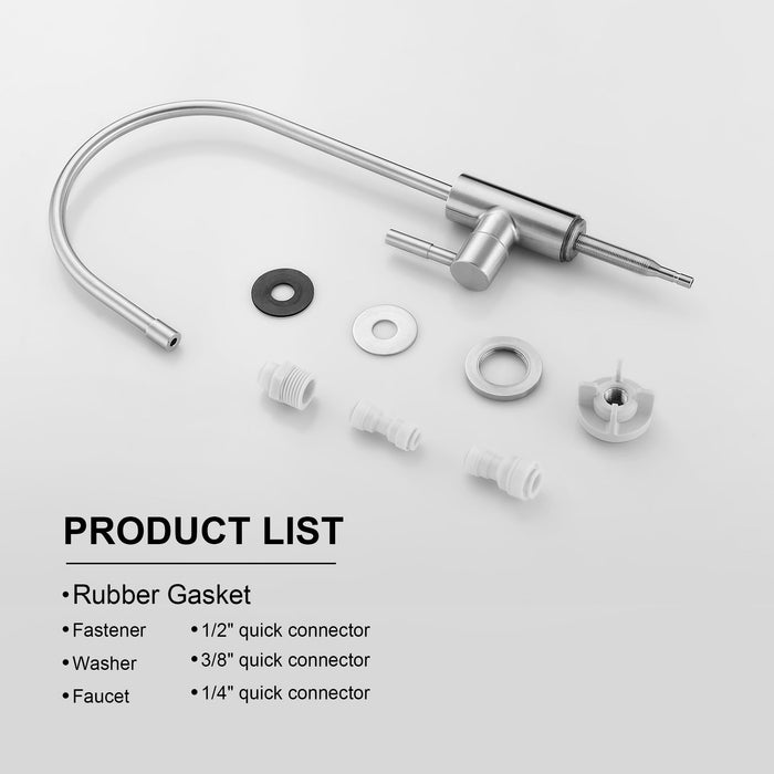 Design Lead Free Drinking Water Faucet - Brushed Nickel