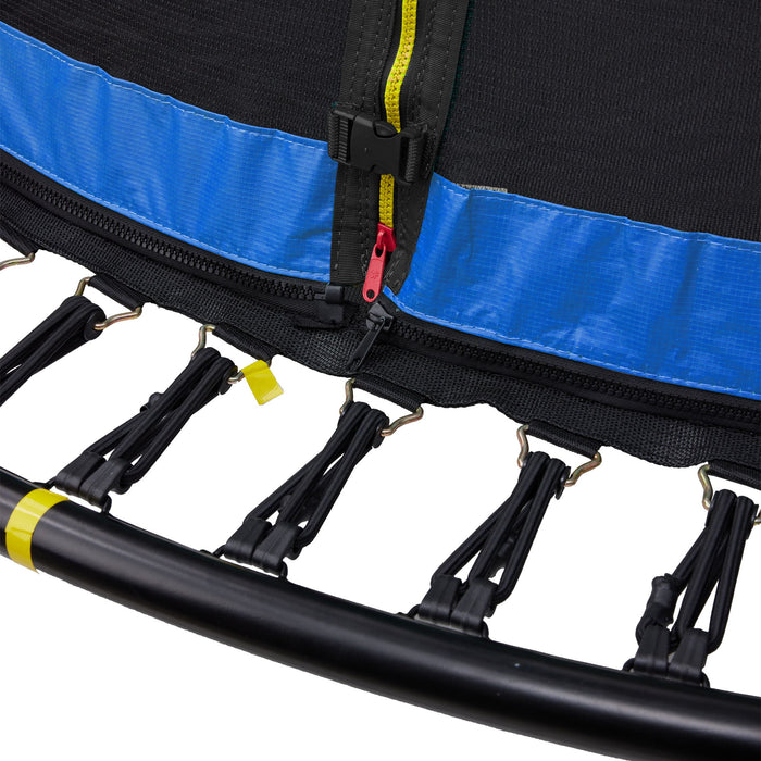 10 Ft Trampoline Inner Safety Net Elastic Ropes Version - Blue