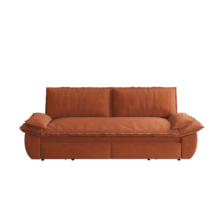 Queen Pull Out Bed, 3 In 1 Convertible Sleeper Sofa