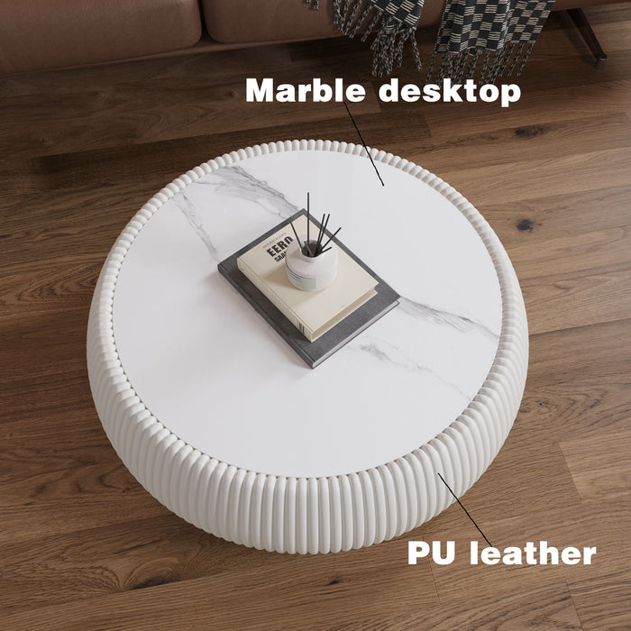Drum Shaped Coffee Table