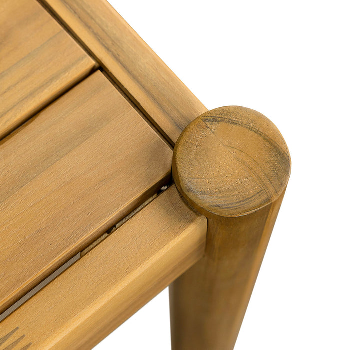 Classic Patio Dining Table, Acacia Wood - Light Teak