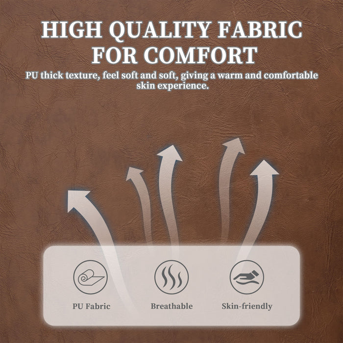 Mid Century Modern Loveseat Sofa With USB Ports, Removable Pillow Cover