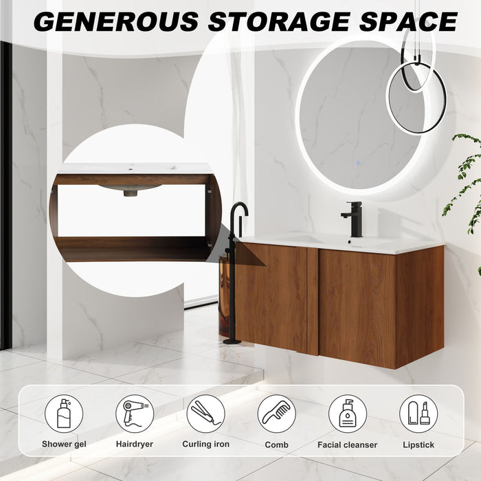 Floating Bathroom Vanity With Sink Combo