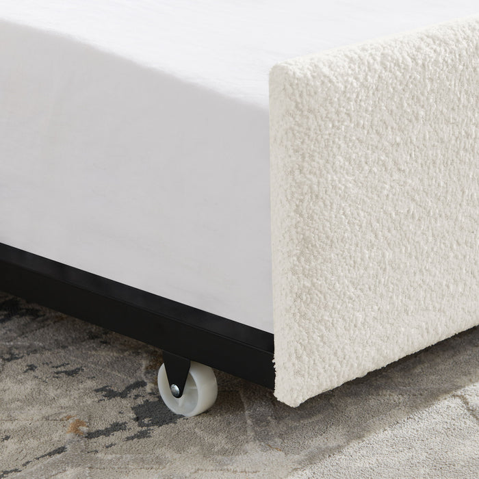 Upholstered Daybed With Pop Up Trundle