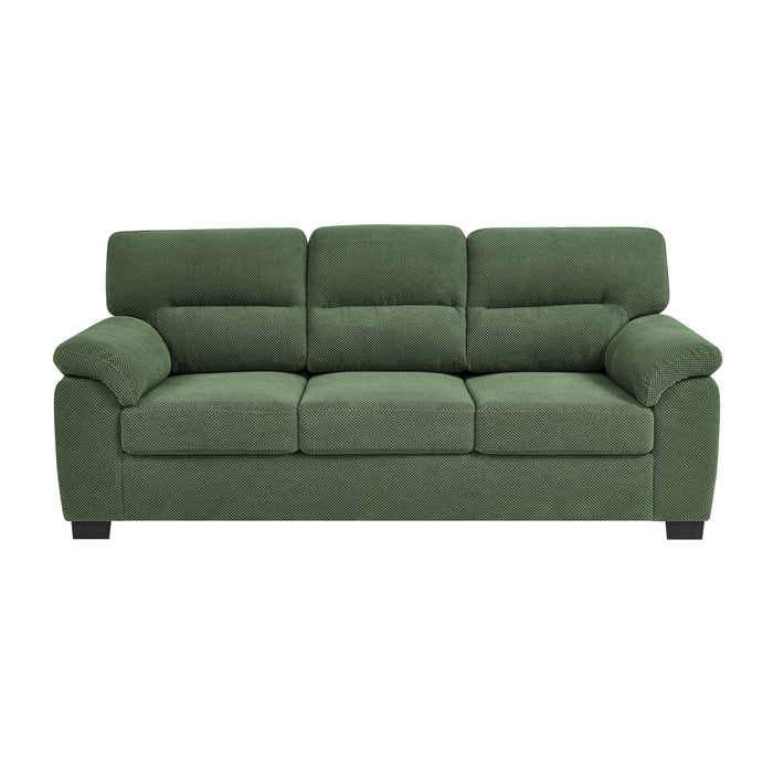 3 Seater Sofa With Padded Armrests And Triangular Leg