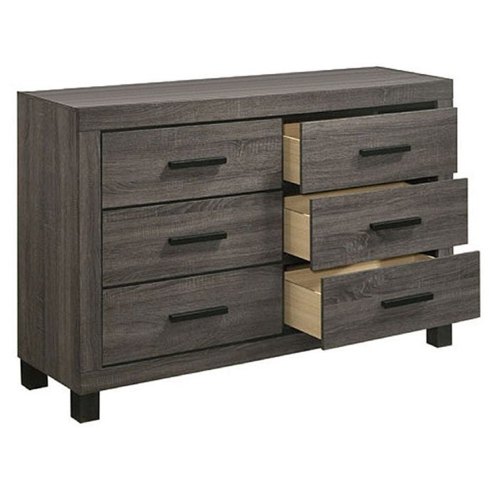 1 Piece Dresser Bar Handle Bedroom Furniture - Gray