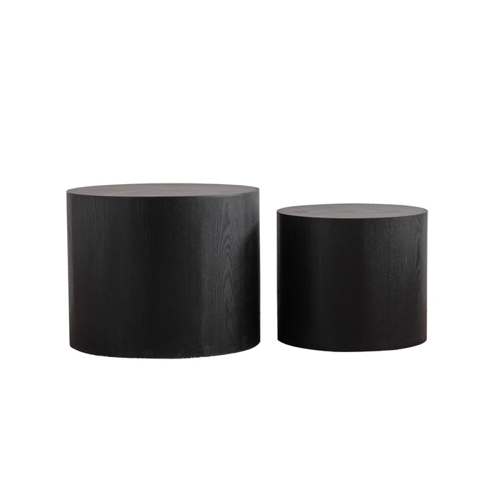 Round Nesting Coffee Table For Small Space (Set of 2)
