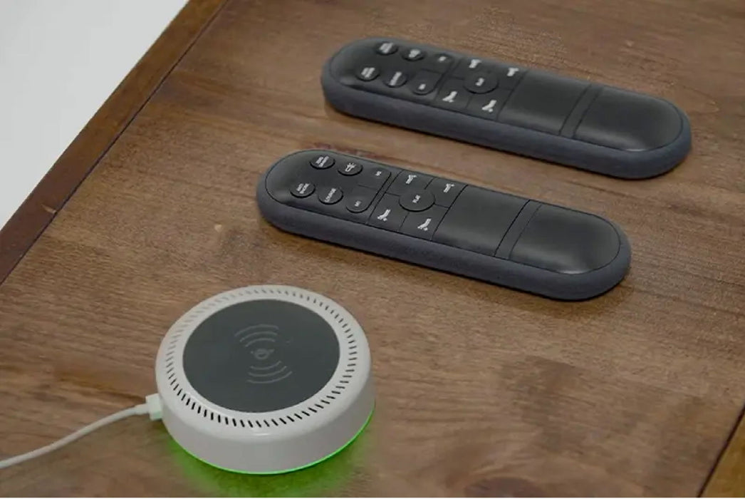 Quick Assembly Adjustable Bed Frame With Voice Activated Controls