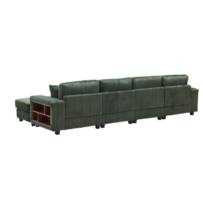 U-Shaped Convertible Sofa, 4 Seater Large Living Room Lounge