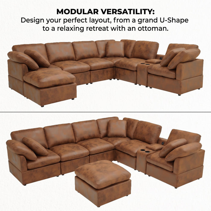 Modular Design Cloud Sofa, Freely Configurable