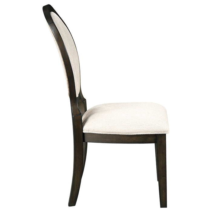 Fulton - Oval Back Dining Side Chair (Set of 2) - Espresso