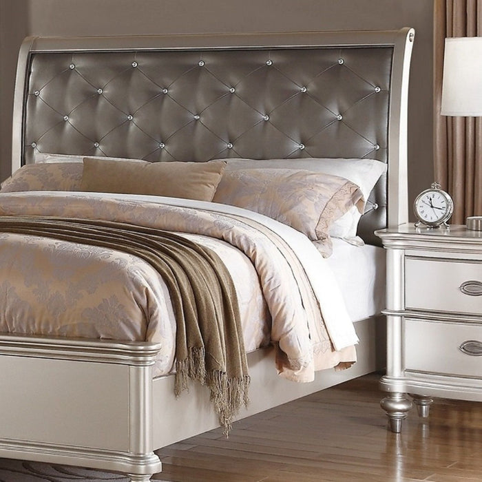 Tufted Headboard Bed