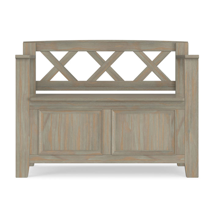 Amherst - Small Transitional Entryway Storage Bench
