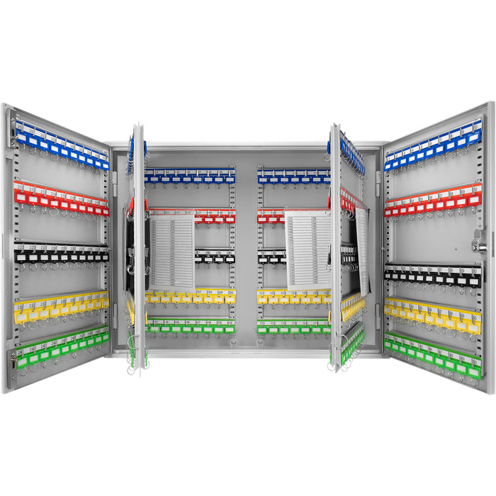400 Keys Adjustable Key Lock Box With Digital Lock - Gray
