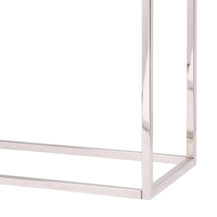 Console Table - Brown / Silver