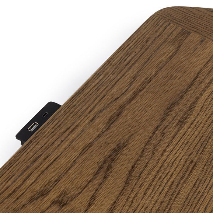 Kyrie - 2 Drawer Nightstand - Tawny Brown