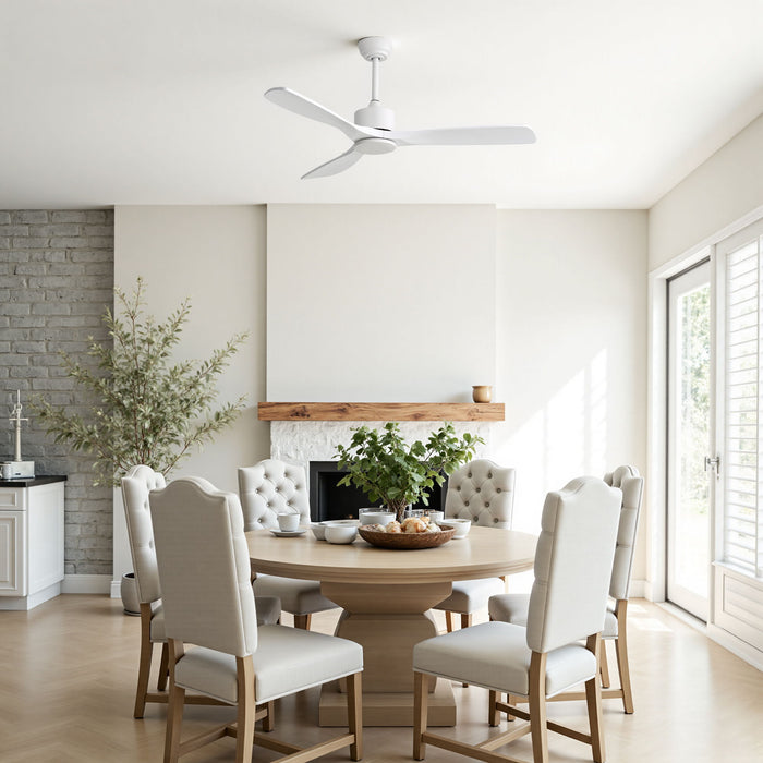 52" All Ceiling Fan With DC Reversible Motor, 3 Blades