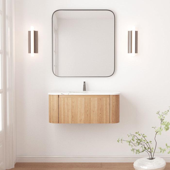 Wall Mounted Bathroom Vanity With Sink