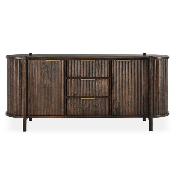 Redford - 2 Door 3 Drawer Buffet - Bark Brown