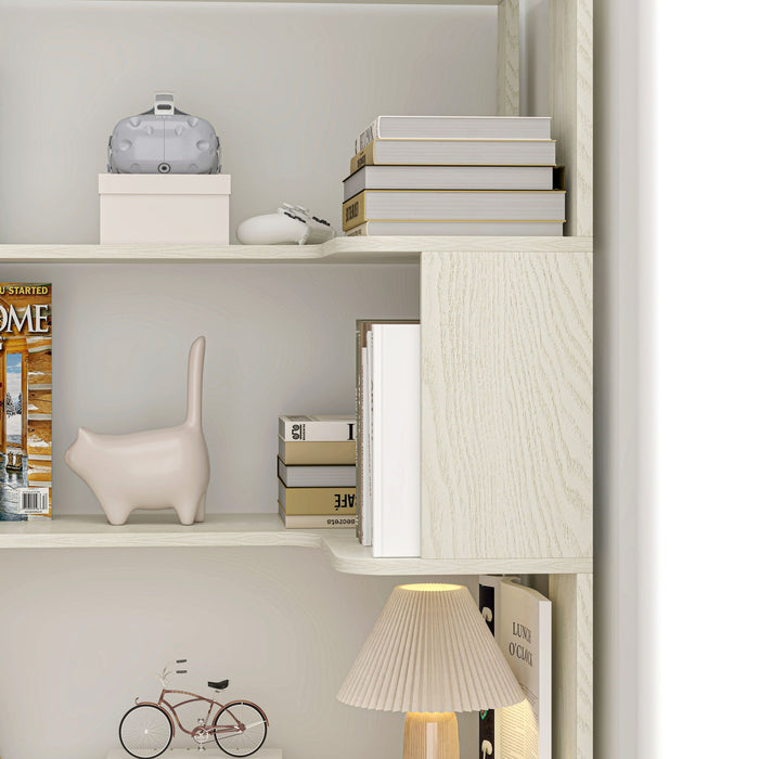 L-Shaped Corner Bookshelf