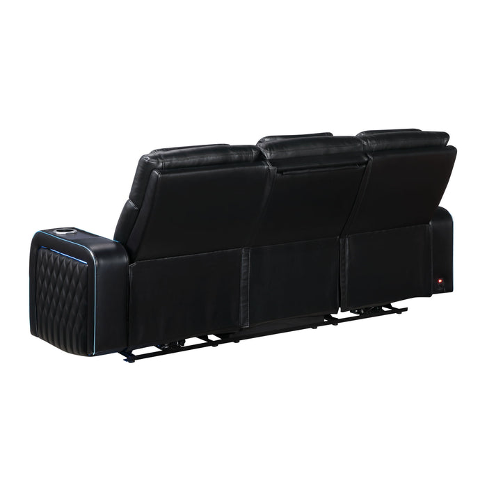 Electra - Power Reclining Set With Power Headrests, Massage And LED Lighting