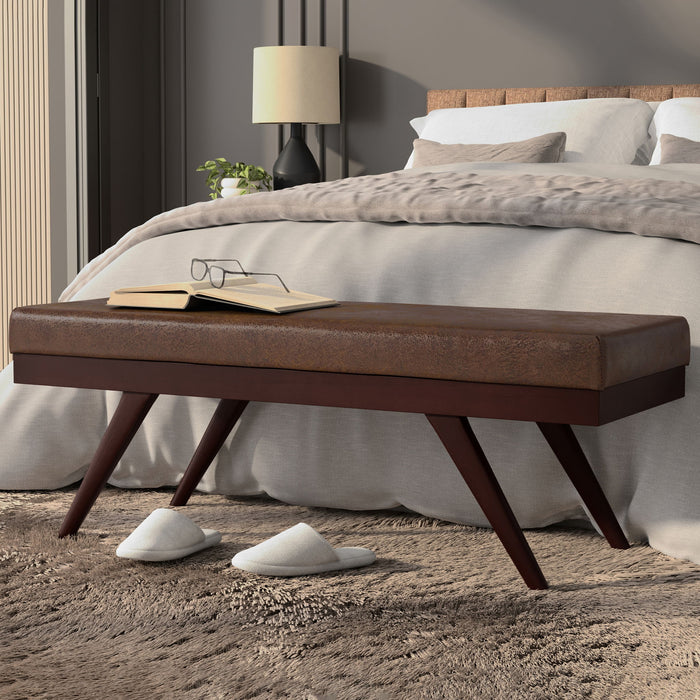 Chanelle - Mid-Century Ottoman Bench