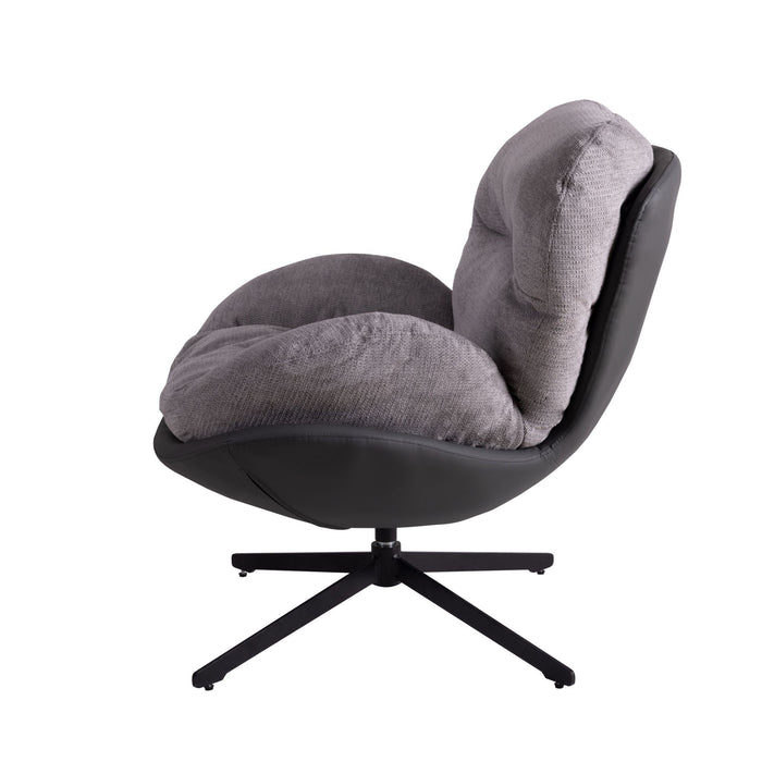 360° Swivel Office Chair, No Wheels