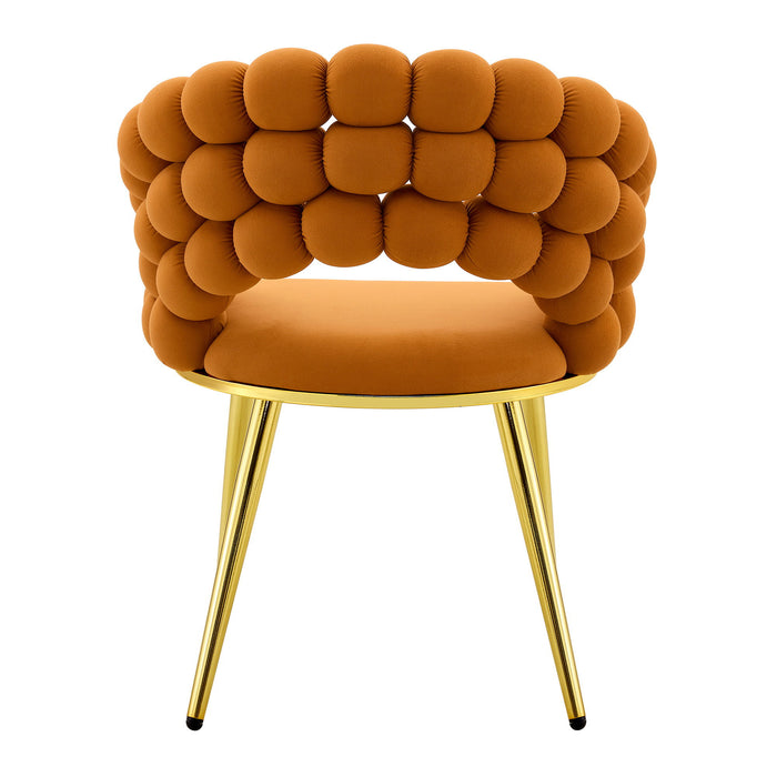 Puffy Bubble, Ball Chain Chairs For Dining Room (Set of 2)