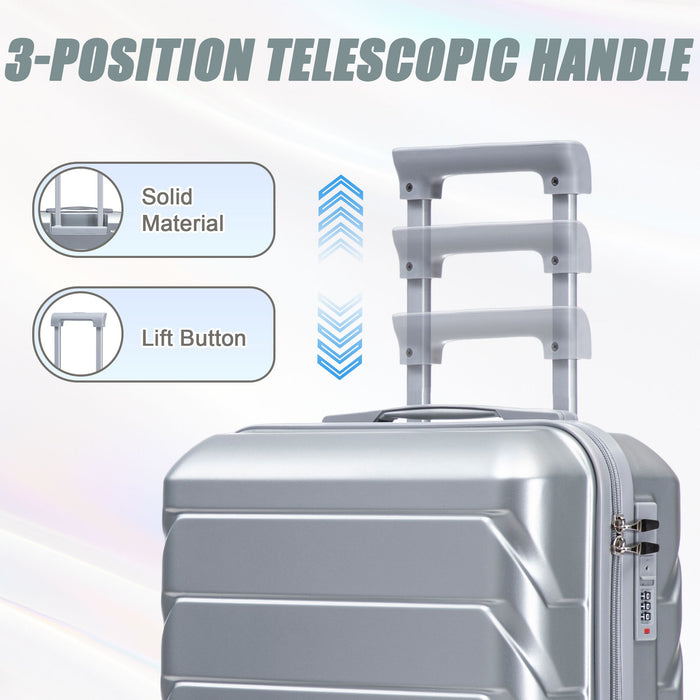 Spinner Luggage Set With Combination Lock