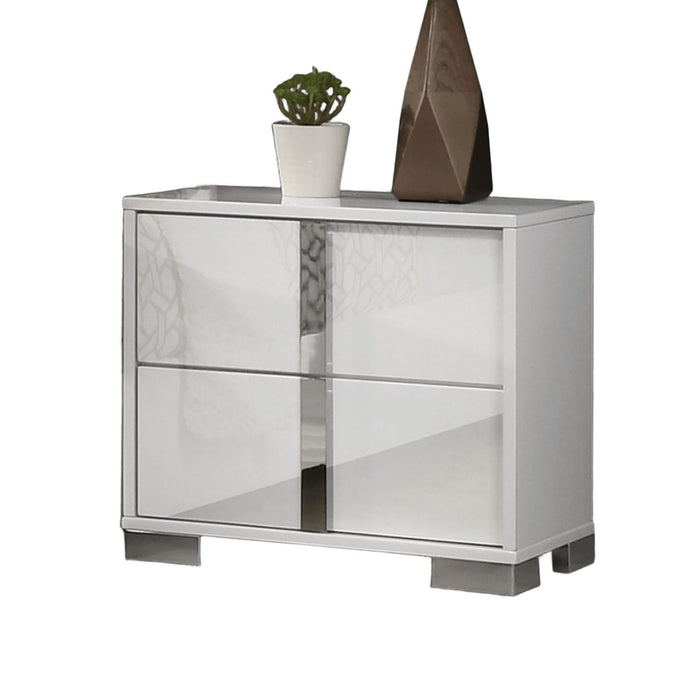 Nightstand With Vertical Handles