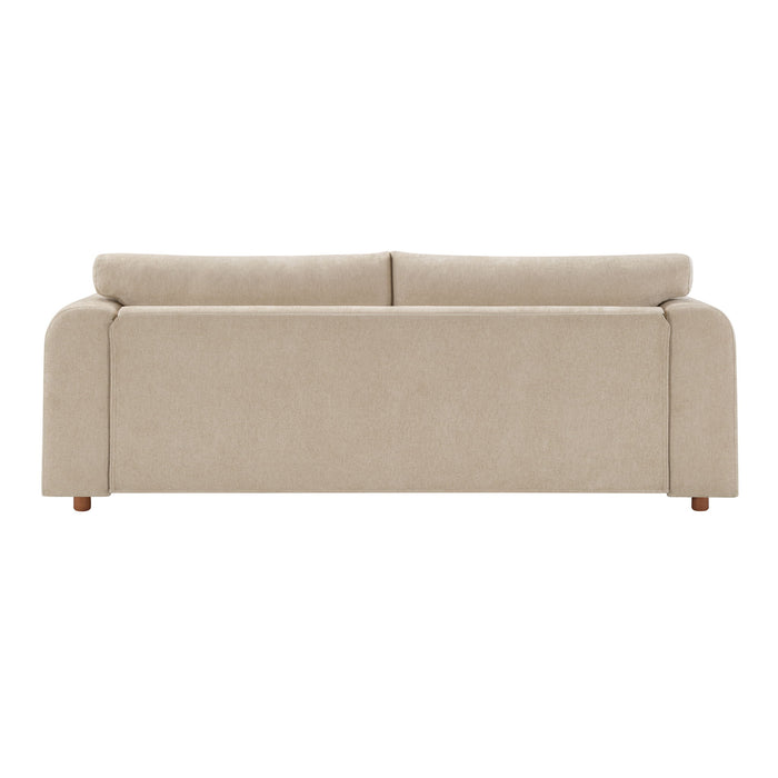 Modern 3 Seater Upholstered Couch Sofa For Living Room