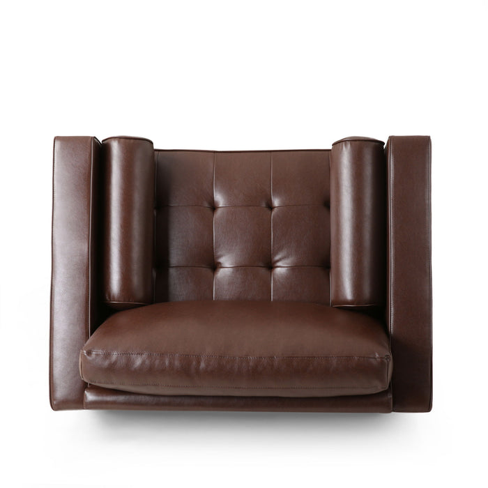 Sophisticated Club Chair With Relaxing Comfor