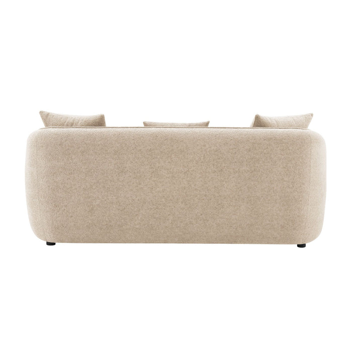 Keith - Sofa With 3 Pillows, Living Room Seating - Beige