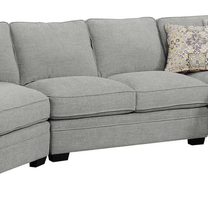 Analiese - Sectional - Dove Gray