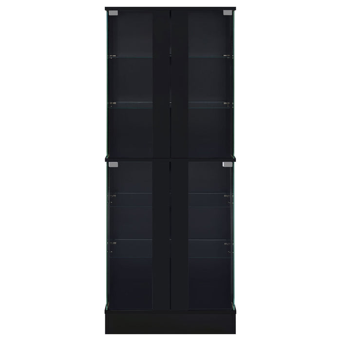 Gilbert - 4 Door LED Curio Display Cabinet