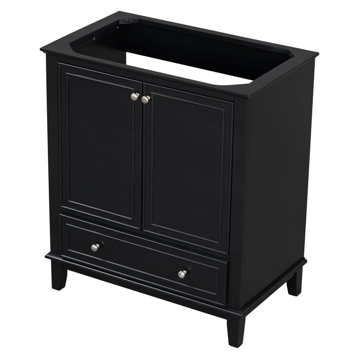 Modern Bathroom Vanity Base Only With Doors And Drawer