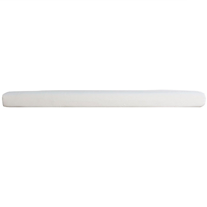 6" Firm Gel Memory Foam Mattress In A Box, Soft Double Layered Mattress Bed - White - Full