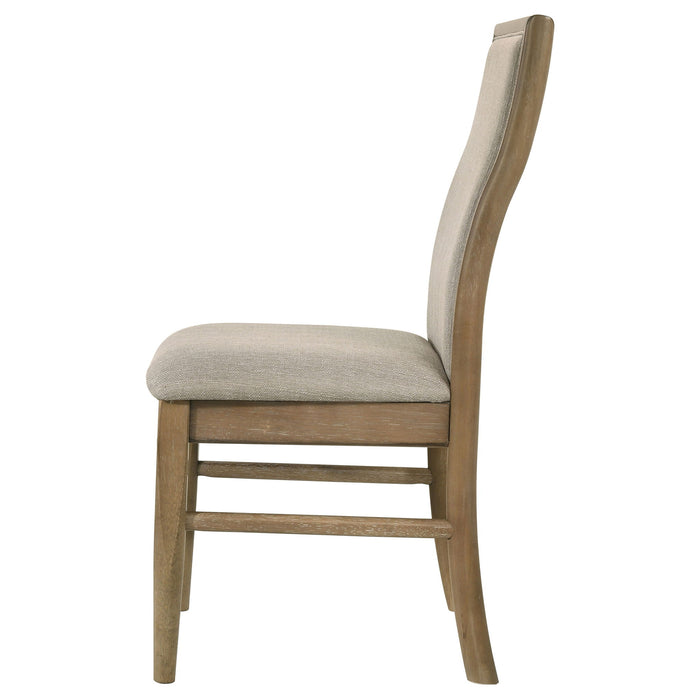 Dreydon - Upholstered Dining Side Chair (Set of 2) - Light Brown