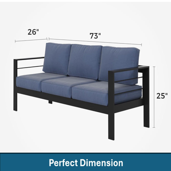 Outdoor Patio Set, All-Weather, Thick Cushions