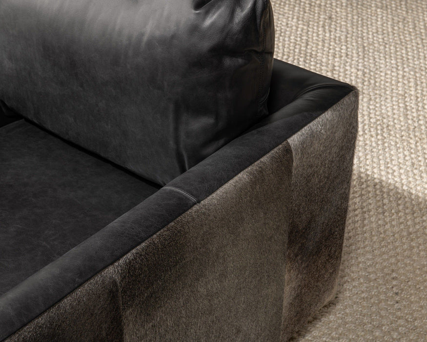 Lathe - Leather/Hide Accent Chair