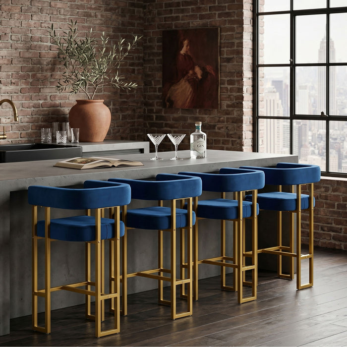 Modern Counter Height Bar Stools With U - Shaped