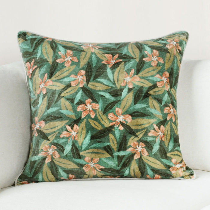 Lamia - Pillow 22' x 22' - Green Multi